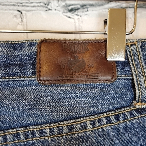 VICTORIA'S Secret Pink Cut Off Denim Shorts sz. 6 - Picture 4 of 9